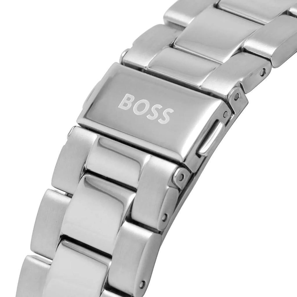 Hugo Boss Energy Chronograph Black Dial Silver Steel Strap Watch For Men - 1513971 Buy Now By Hugo Boss