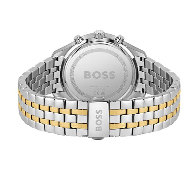 Hugo Boss Associate Blue Dial Two Tone Steel Strap Watch for Men - 1513976 Buy Now By Hugo Boss
