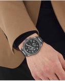 Hugo Boss View Chronograph Grey Dial Grey Steel Strap Watch For Men - 1513991 Buy Now By Hugo Boss