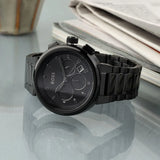 Hugo Boss One Chronograph Black Dial Black Steel Strap Watch For Men - 1514001 Buy Now By Hugo Boss