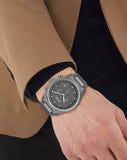 Hugo Boss Trace Chronograph Grey Dial Grey Steel Strap Watch For Men - 1514005 Buy Now By Hugo Boss