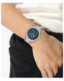 Hugo Boss Trace Chronograph Quartz Blue Dial Silver Steel Strap Watch For Men - 1514007 Buy Now By Hugo Boss
