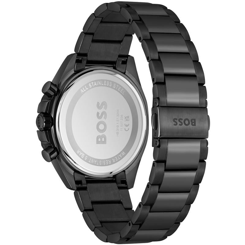 Hugo Boss Cloud Chronograph Black Dial Black Steel Strap Watch For Men - 1514016 Buy Now By Hugo Boss