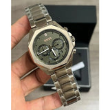 Hugo Boss Classic Chronograph Green Dial Beige Gold Steel Strap Watch For Men - 1514019 Buy Now By Hugo Boss