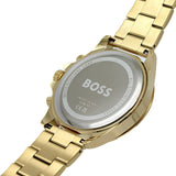 Hugo Boss Troper Chronograph Green Dial Gold Steel Strap Watch For Men - 1514059 Buy Now By Hugo Boss