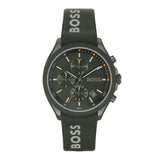Hugo Boss Velocity Chronograph Green Dial Green Rubber Strap Watch For Men - 1514060 Buy Now By Hugo Boss