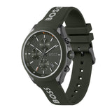 Hugo Boss Velocity Chronograph Green Dial Green Rubber Strap Watch For Men - 1514060 Buy Now By Hugo Boss