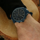 Hugo Boss Velocity Chronograph Blue Dial Blue Rubber Strap Watch For Men - 1514061 Buy Now By Hugo Boss