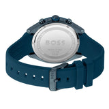 Hugo Boss Velocity Chronograph Blue Dial Blue Rubber Strap Watch For Men - 1514061 Buy Now By Hugo Boss