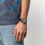 Versace Hellenyium Analog Black Dial Black Steel Strap Watch For Men - VEVK00320 Buy Now By Versace