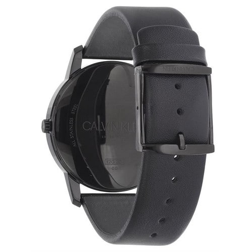 Calvin Klein City Quartz Black Dial Black Leather Strap Watch for Men - K2G2G4C1 Buy Now By Calvin Klein