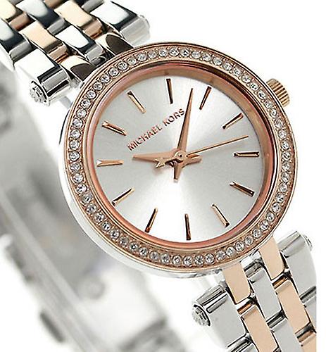 Michael Kors Darci Silver Dial Two Tone Steel Strap Watch for Women - MK3298 Buy Now By Michael Kors