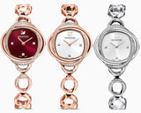 Swarovski Crystal Flower Silver Dial Silver Steel Strap Watch for Women - 5547622 Buy Now By Swarovski