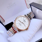 Tissot T Classic Le Locle Powermatic 80 Silver Dial Two Tone Steel Strap Watch For Men - T006.407.22.036.00 Buy Now By Tissot