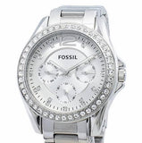 Fossil Riley Multifunction Silver Dial Silver Steel Strap Watch for Women - ES3202 Buy Now By Fossil