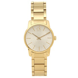 Calvin Klein City White Dial Gold Steel Strap Watch for Women - K2G23546 Buy Now By Calvin Klein
