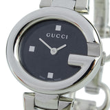 Gucci Guccissima Black Dial Silver Steel Strap Watch For Women - YA134301 Buy Now By Gucci
