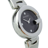 Gucci Guccissima Black Dial Silver Steel Strap Watch For Women - YA134301 Buy Now By Gucci