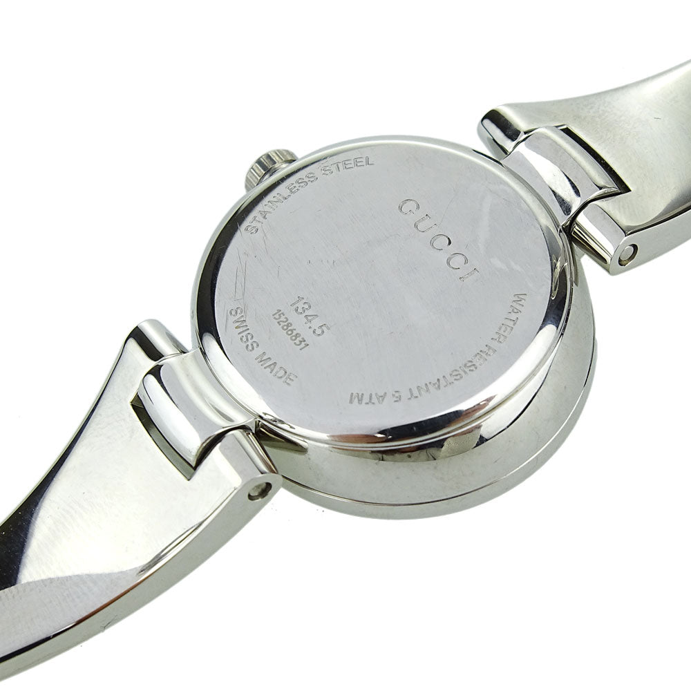 Gucci Guccisima Quartz Black Dial Silver Steel Strap Watch For Women - YA134501 Buy Now By Gucci