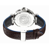 Versace Aion Chronograph White Dial Brown Leather Strap Watch for Men - VBR010017 Buy Now By Versace