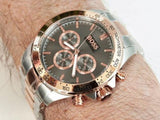 Hugo Boss Ikon Grey Dial Two Tone Steel Strap Watch for Men - 1513339 Buy Now By Hugo Boss