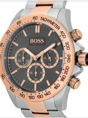 Hugo Boss Ikon Grey Dial Two Tone Steel Strap Watch for Men - 1513339 Buy Now By Hugo Boss