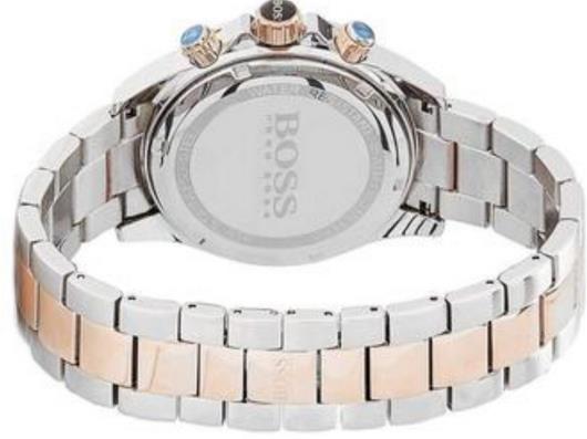 Hugo Boss Ikon Grey Dial Two Tone Steel Strap Watch for Men - 1513339 Buy Now By Hugo Boss