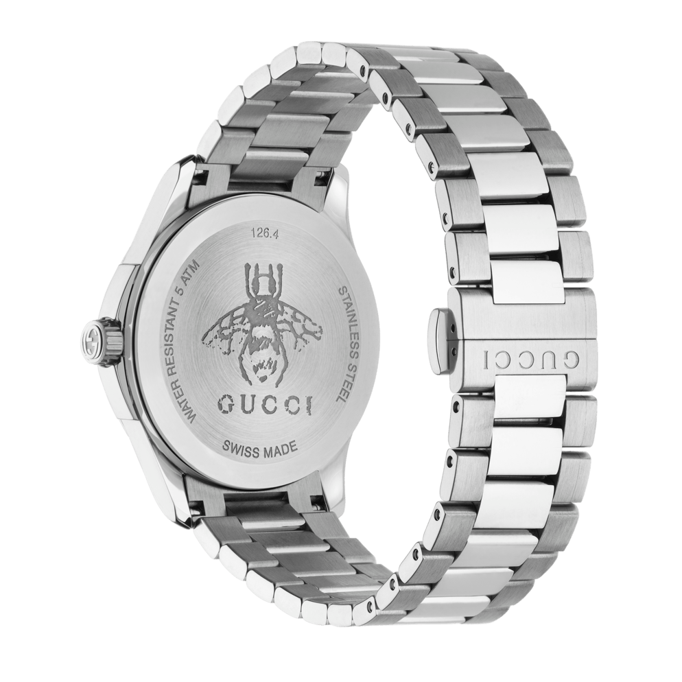 Gucci G Timeless Silver Dial Silver Steel Strap Watch For Women - YA1264095 Buy Now By Gucci