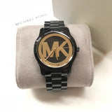 Michael Kors Runway Black Dial Black Steel Strap Watch for Women - MK6057 Buy Now By Michael Kors