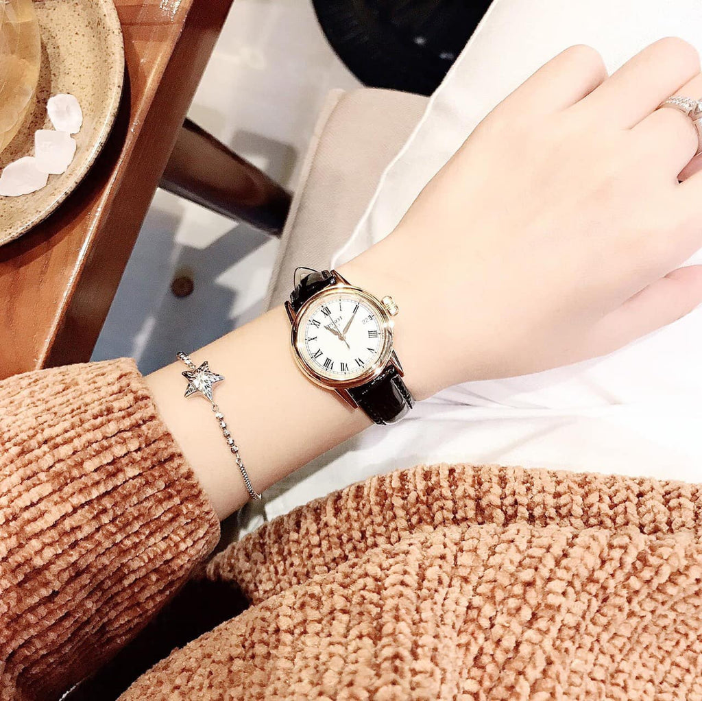 Tissot Carson Lady Steel Quartz Brown Leather Strap Watch For Women - T085.210.36.011.00 Buy Now By Tissot