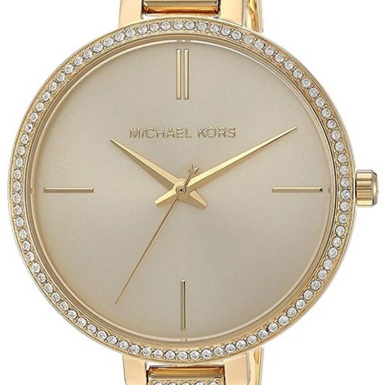 Michael Kors Jaryn Quartz Gold Dial Gold Steel Strap Watch For Women - MK3784 Buy Now By Michael Kors