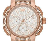 Michael Kors Sidney Chronograph White Dial Beige Leather Strap Watch For Women - MK6949 Buy Now By Michael Kors