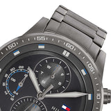 Tommy Hilfiger Trent Chronograph Grey Dial Grey Steel Strap Watch For Men - 1791806 Buy Now By Tommy Hilfiger