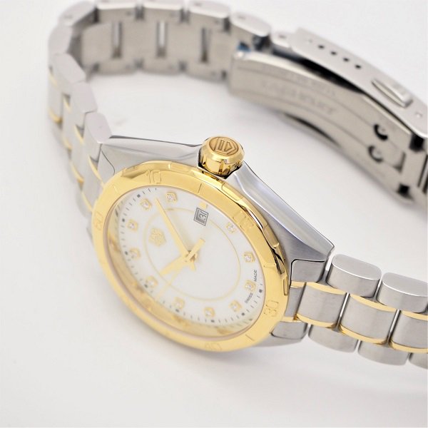 Tag Heuer Formula 1 Diamonds Mother of Pearl White Dial Two Tone Steel Strap Watch for Women - WBJ1421.BB0648 Buy Now By Tag Heuer