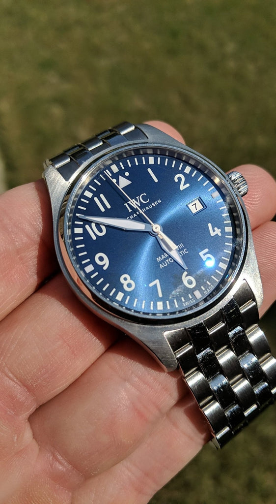 IWC Le Petit Prince XVIII Edition Blue Dial Silver Steel Strap Watch for Men - IW327014 Buy Now By IWC