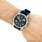 Hugo Boss Detroit Quartz Blue Dial Blue Silicone Strap Watch For Men - 1550008 Buy Now By Hugo Boss