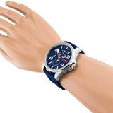 Hugo Boss Detroit Quartz Blue Dial Blue Silicone Strap Watch For Men - 1550008 Buy Now By Hugo Boss