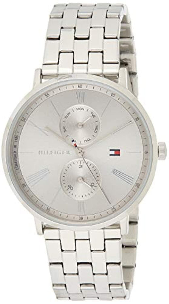 Tommy Hilfiger Jenna Quartz White Dial Silver Steel Strap Watch for Women - 1782068 Buy Now By Tommy Hilfiger