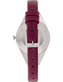 Calvin Klein Rebel Blue Maroon Dial Maroon Leather Strap Watch for Women - K8P231UN Buy Now By Calvin Klein