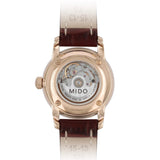 Mido Baroncelli III Automatic Silver Dial Brown Leather Strap Watch For Women - M7600.2.21.8 Buy Now By Mido