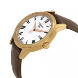 Tissot T Classic Carson White Dial Brown Leather Strap Watch For Men - T085.410.36.013.00 Buy Now By Tissot
