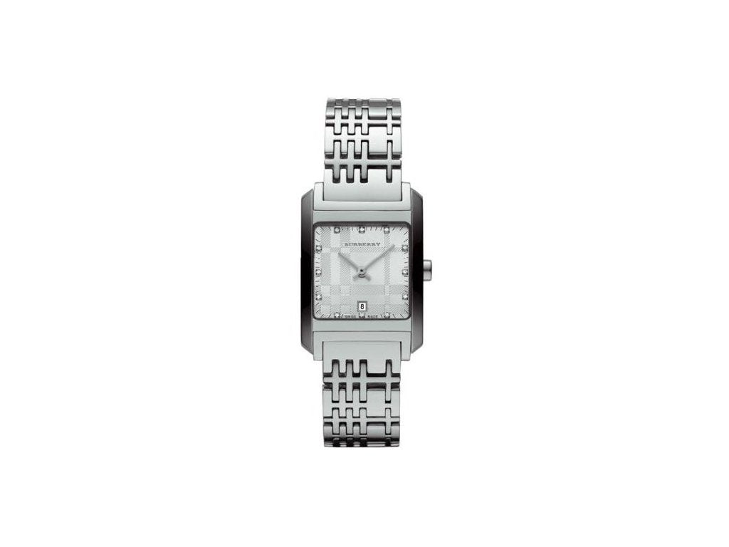 Burberry Heritage Diamond White Dial Silver Stainless Steel Strap Watch for Women - BU1583 Buy Now By Burberry