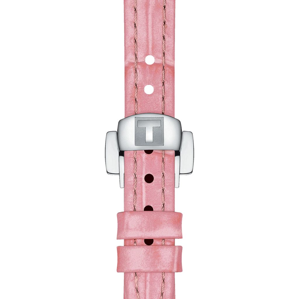 Tissot Bellissima Small Lady Silver Dial Pink Leather Strap Watch For Women - T126.010.16.013.01 Buy Now By Tissot