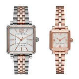 Marc Jacobs Vic Silver Dial Rose Gold Steel Strap Watch for Women - MJ3530 Buy Now By Marc Jacobs