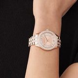 Michael Kors Harlowe Rose Gold Dial Rose Gold Steel Strap Watch For Women - MK4710 Buy Now By Michael Kors