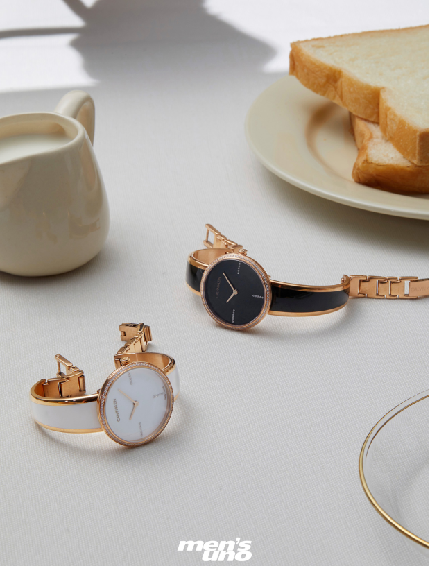 Calvin Klein Seduce Black Dial Two Tone Steel Strap Watch for Women - K4E2NX1S Buy Now By Calvin Klein