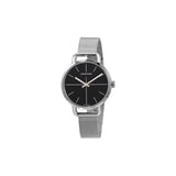 Calvin Klein Even Black Dial Silver Mesh Bracelet Watch for Women - K7B23121 Buy Now By Calvin Klein