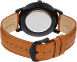 Fossil The Minimalist Black Dial Brown Leather Strap Watch for Men - FS5305 Buy Now By Fossil