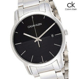Calvin Klein City Black Dial Silver Steel Strap Watch for Men - K2G2G14C Buy Now By Calvin Klein