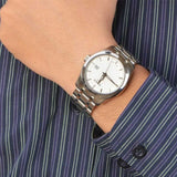 Tissot T Trend Couturier Chronograph White Dial Silver Steel Strap Watch For Men - T035.410.11.031.00 Buy Now By Tissot